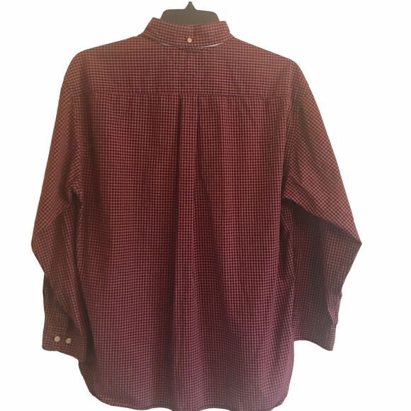 Tommy Hilfiger Red/Black Gingham Button Down Long Sleeve Shirt  Size‎ L - Picture 5 of 8
